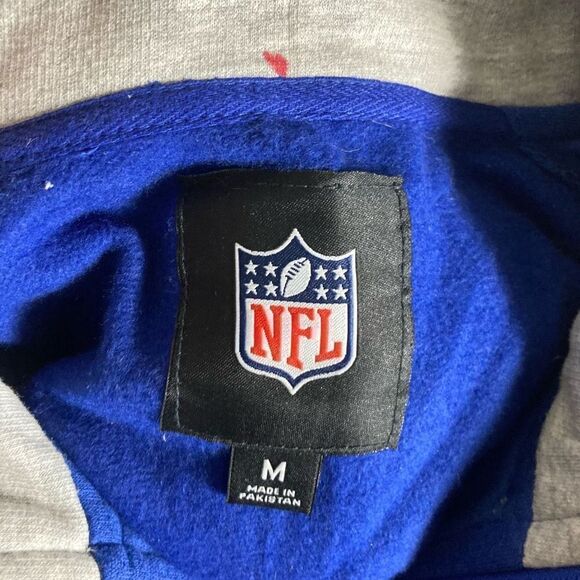 New York Giants Men’s Size Medium 1/4 Zip Fleece Pullover Jacket NFL - Picture 7 of 9